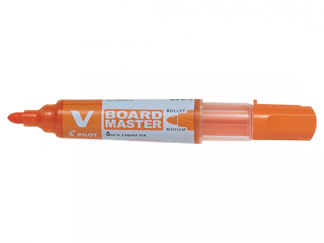 MARKER WHITEBOARD PORTOCALIU 6MM VARF ROTUND VBOARD PILOT MARKER WHITEBOARD PORTOCALIU 6MM VARF ROTUND VBOARD PILOT